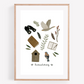 Birdwatching Essentials Art Print