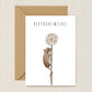 Harvest Mouse Birthday Card