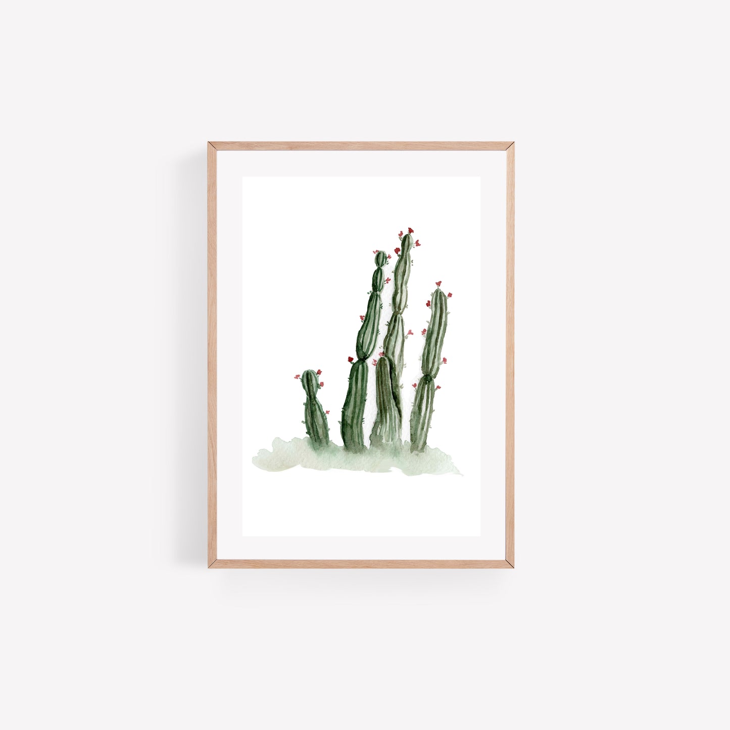 Cactus Patch Watercolour Art Print