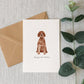 Cockapoo Birthday Card