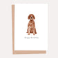Cockapoo Birthday Card