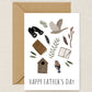 Happy Father's Day Birdwatching Card