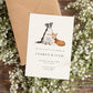 Watercolour Dog Wedding Invitations