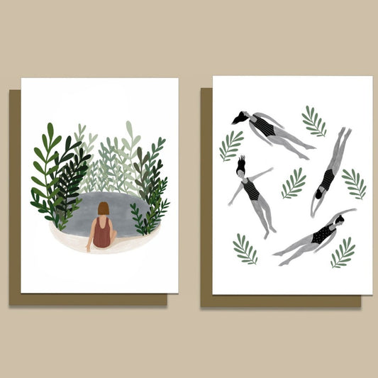 Wild Swimmer Greeting Card Pack
