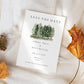 Watercolour Forest Wedding Save the Date