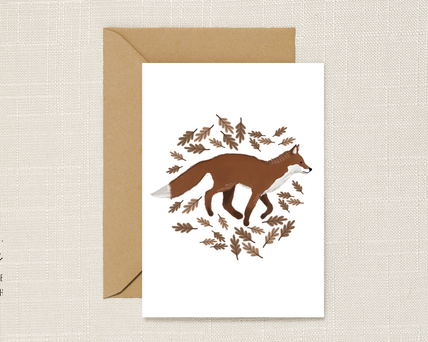 Woodland Fox Greeting Card