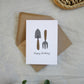 Happy Birthday Gardening Tools Card