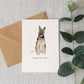 German Shepherd Birthday Card