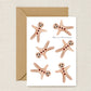Gingerbread Men Christmas Card