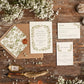 Greenery Border Wedding Invitation Suite