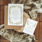 Greenery Border Wedding Invitation Suite