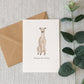 Greyhound Birthday Card