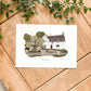 Custom House Portrait by HeatherLucyJ. Bespoke Painting for Housewarming Gift.
