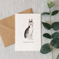 Siberian Husky Birthday Card