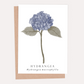 Hydrangea Botanical Greeting Card