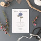 Blue Hydrangea Wedding Save the Date