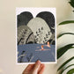 Wild Swimming Art Print