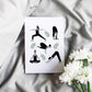 Yoga Poses Art Print