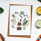 Winter Goods Illustrated Greeting Card