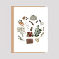 Winter Goods Illustrated Greeting Card