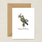 Blue Tit Birthday Card