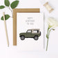 Green 4x4 Birthday Card