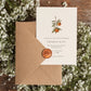 Orange Fruit Wedding Invitation