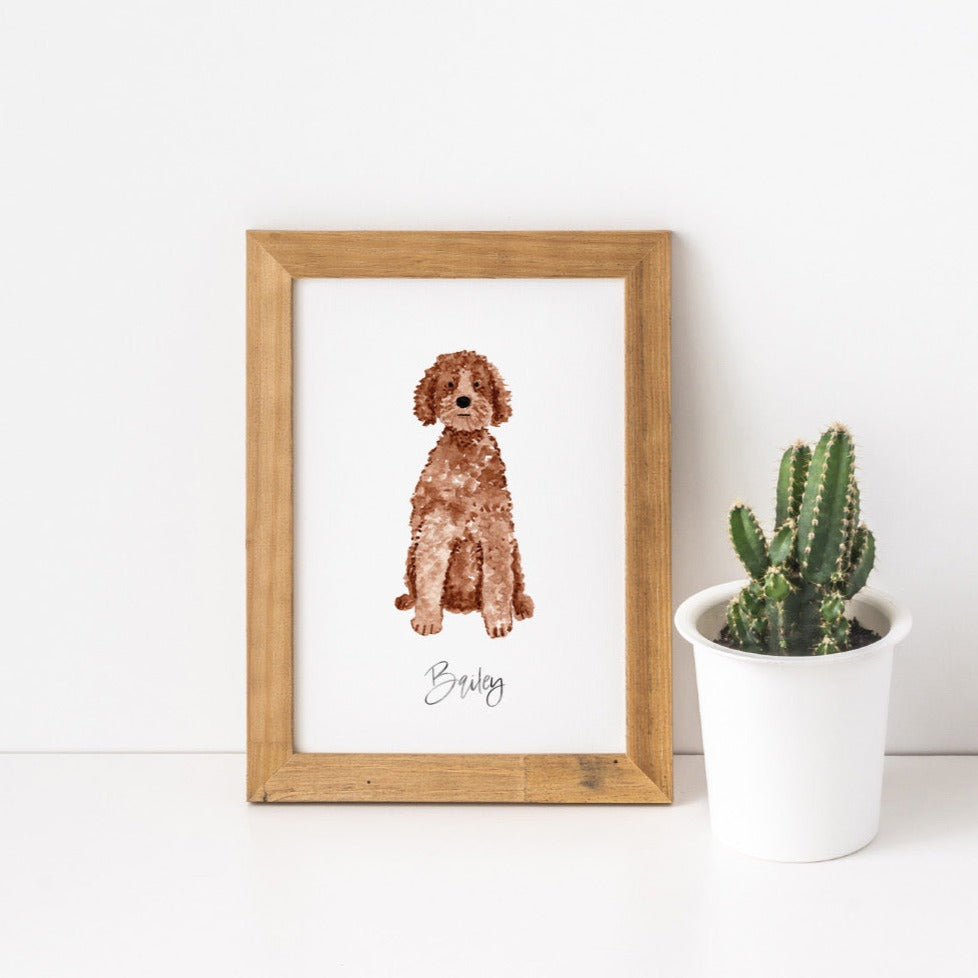 Watercolour Mini Pet Portrait