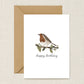 Robin Birthday Card