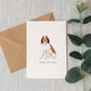 Springer Spaniel Birthday Card