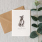 staffy dog card