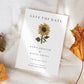 Sunflower Save the Date Wedding Card by HeatherLucyj