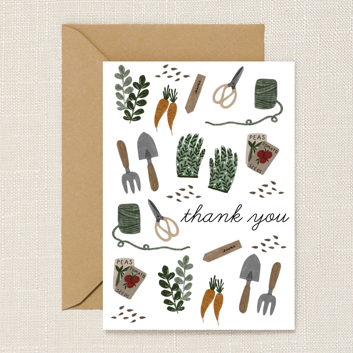 Gardening Thank You Card
