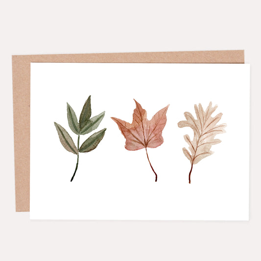 Autumn Leaves Greeting Card