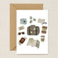 Vintage Travel Greeting Card