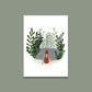 Wild Swimming Pond Art Print