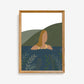 Wild Swimming Lady Art Print
