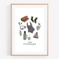 Wild Swimming Essentials Art Print