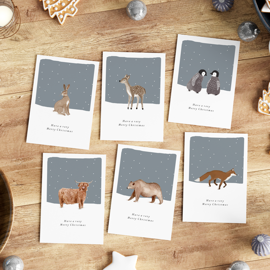 Winters Night Christmas Card Pack