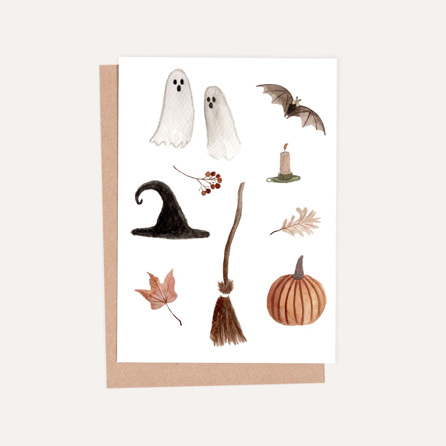 Halloween Spooky Greeting Card
